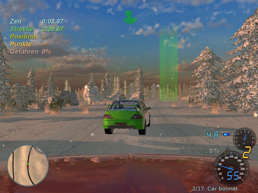 Stunt Rally 2.4 - Strecke W6-SnowyEights